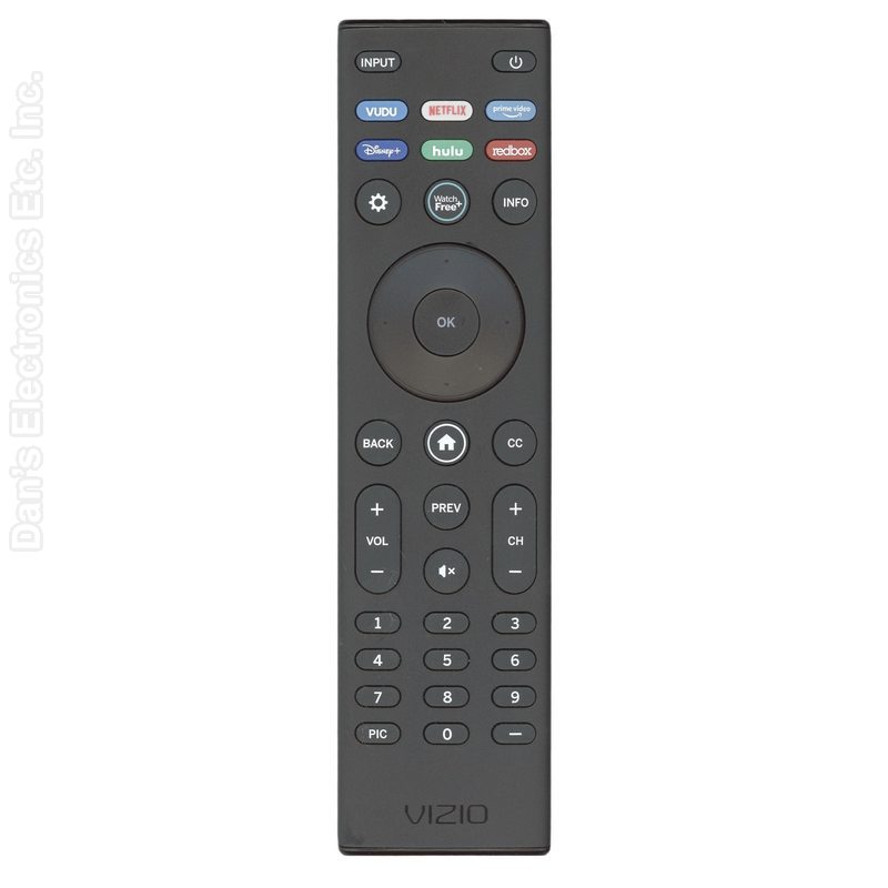 Vizio XRT140 Smartcast TV Remote Control - Vudu, Netflix, Prime, Disney +, Hulu, RedBox - 398GR15BEVZY0000KIRefurbished