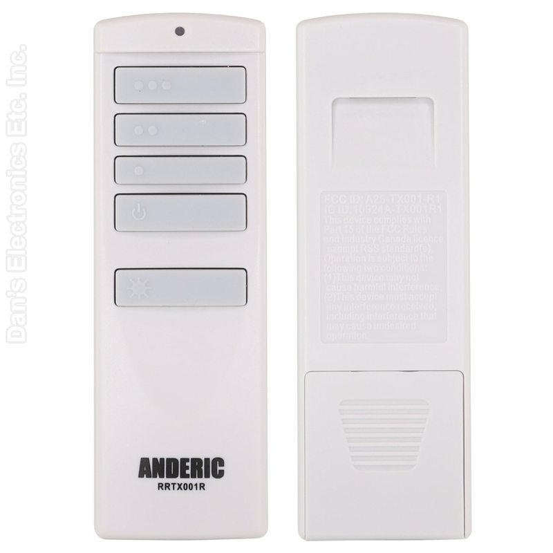 Harbor Breeze Remote Control and Receiver Kit for Crosswinds Ceiling Fans | A25-TX001-R1 | AT-3DL - 4L000005370-Substitute (Remote Only)