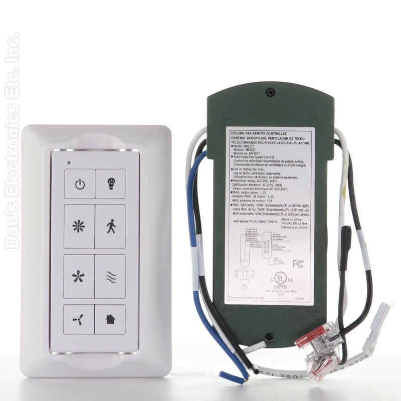 Harbor Breeze 4L000013680 Remote and Receiver Kit for Elmhurst 52-in Ceiling Fan | FansIO App & Voice Control - 2AQZU-18007