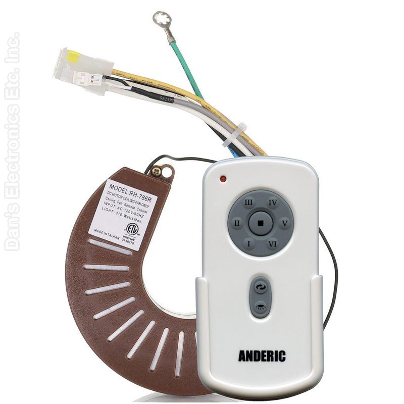 Kichler RH786R Ceiling Fan Receiver-Substitute Kit (RH786R/RR787T)