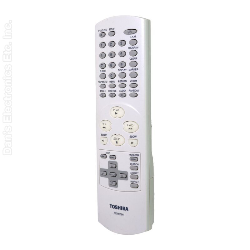 Toshiba SER0090 DVD Remote Control