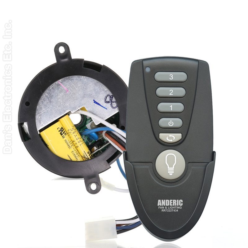 Hunter 8511201 Ceiling Fan Receiver - 85112-01-Substitute (MR77A-RR7222T434-KIT)
