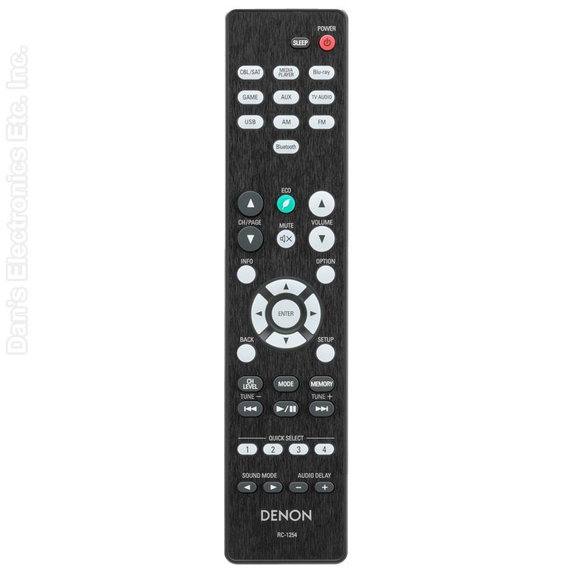 Denon RC-1254 A/V Receiver Remote Control for AVR-S570BT - 943307102450S