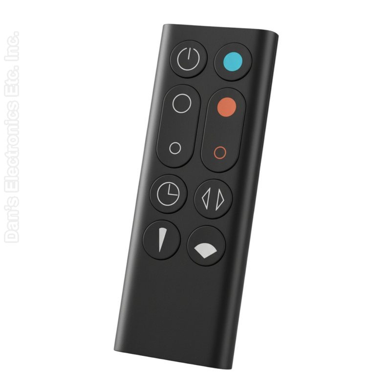 Dyson AM09 Black Hot+Cool Jet Focus Fan Heater Remote Control | Magnet – 966538-04