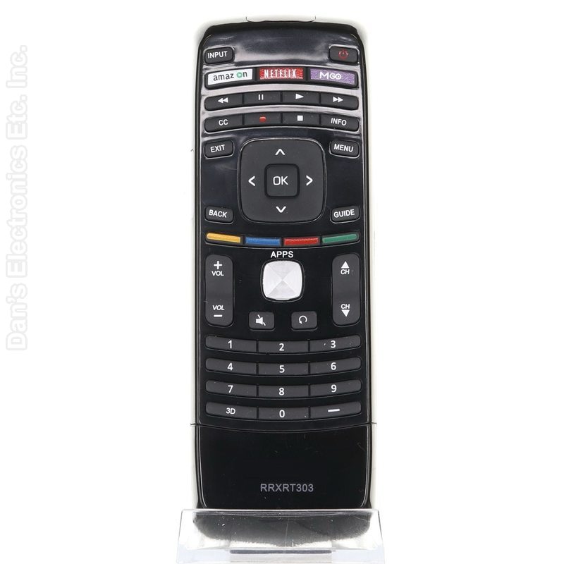 Vizio XRT112 TV Remote Control | IR | Amazon | Netflix | Mgo - 098003061010Substitute