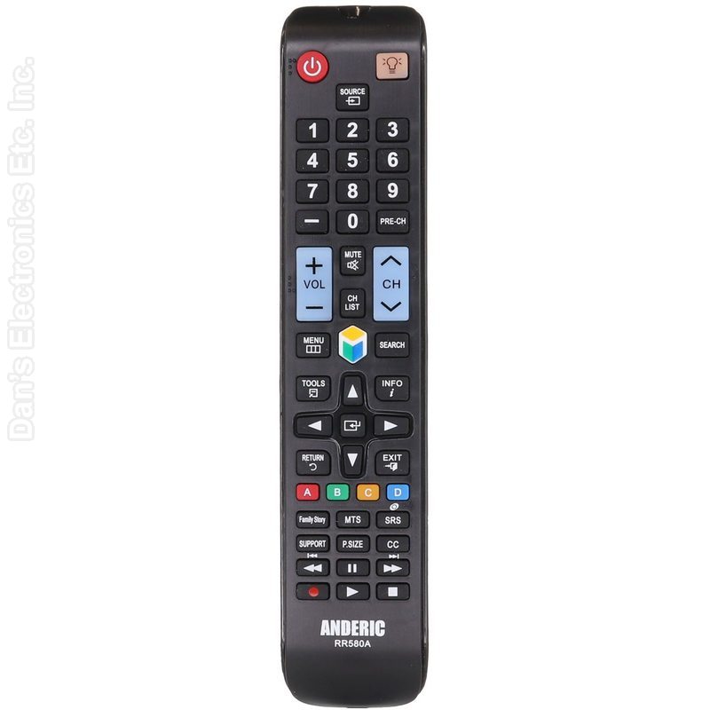 Samsung AA59-00444A Smart TV Remote Control for Samsung TVs | IR - AA5900444A-Substitute (RR580A)