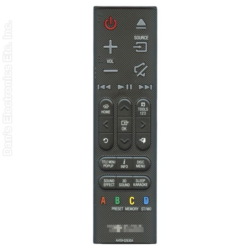 Samsung AH59-02630A Home Theater Remote Control - AH5902630A-Original