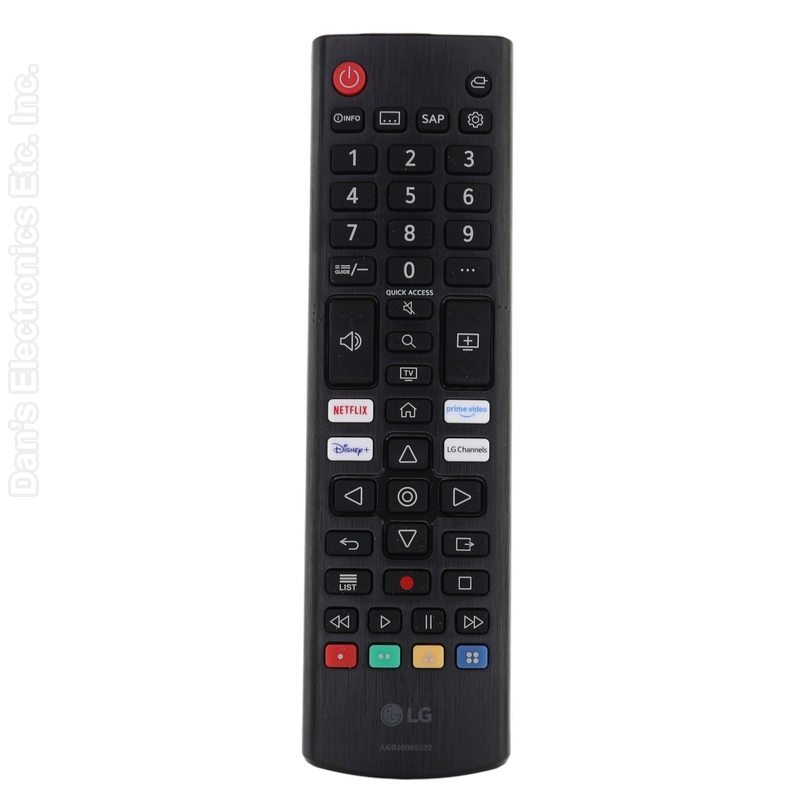 LG AKB30085202 Smart TV IR Remote Control - AKB30085202