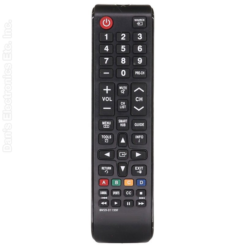 Samsung BN59-01199F TV Remote Control - BN5901199FSubstitute
