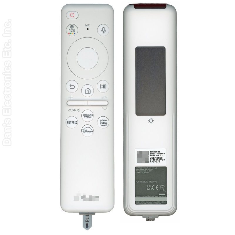 Samsung BN59-01391A / TM2281E SolarCell Smart Touch TV Remote Control | The Frame | RF with VOICE - BN5901391ASubstitute (BN59-01456A)