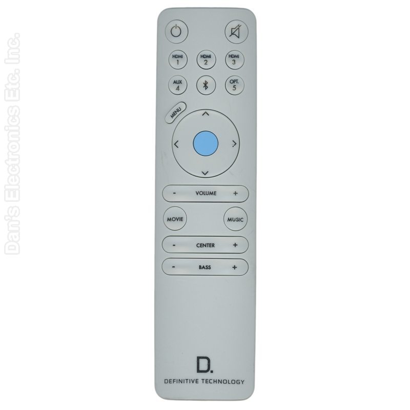 Definitive Technology BVFBCAREM Sound Bar Remote Control-Refurbished