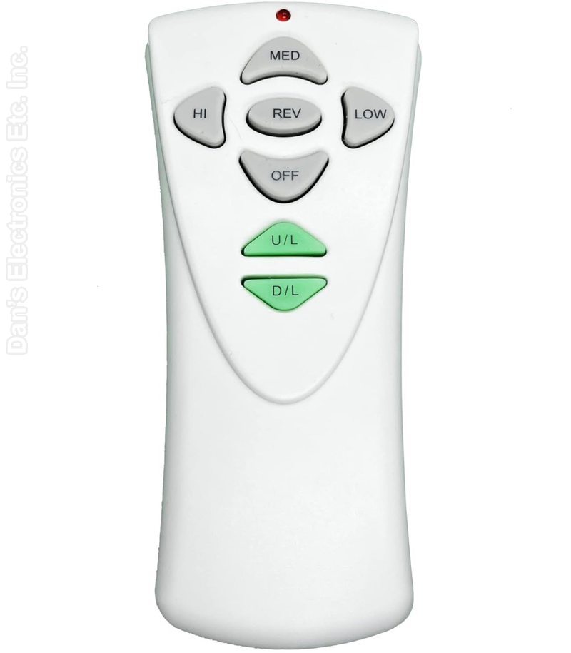 Hampton Bay UC7081T Ceiling Fan Remote Control - CHQ7081T-Original (Discontinued)