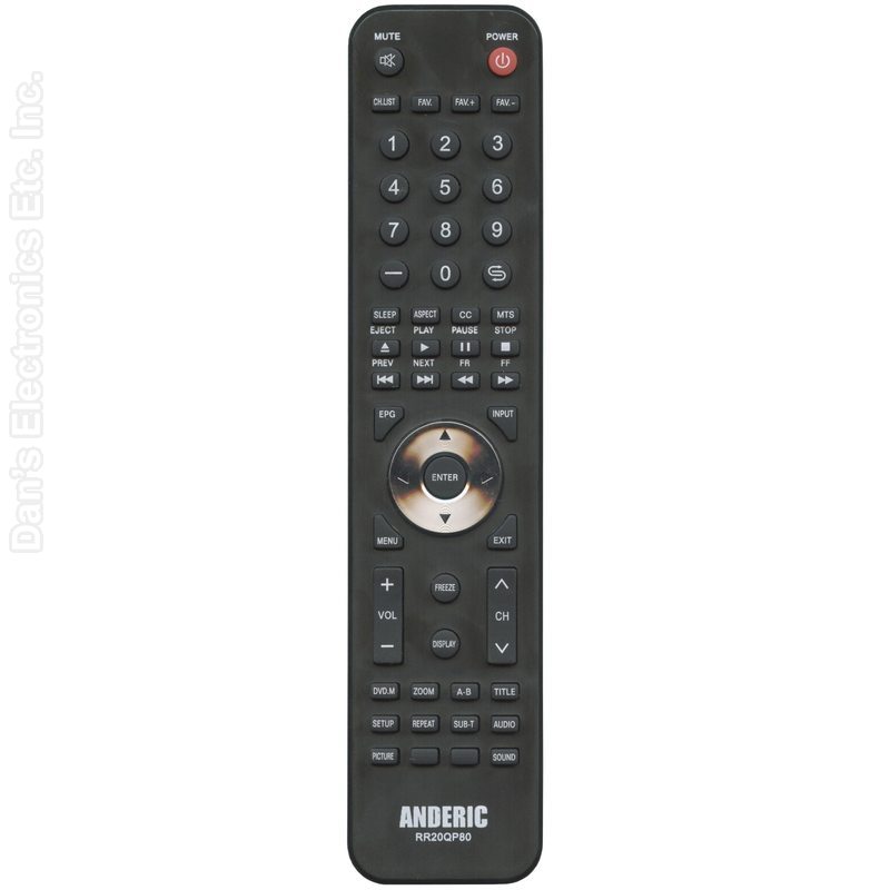 RCA RE20QP11 TV Remote Control