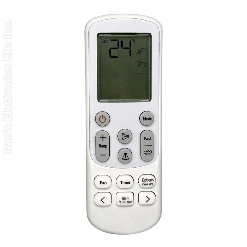 Samsung DB96-24901B / ARH5203 Air Conditioner Remote Control | Mini Split | LCD screen | Thermostatic - DB9624901B