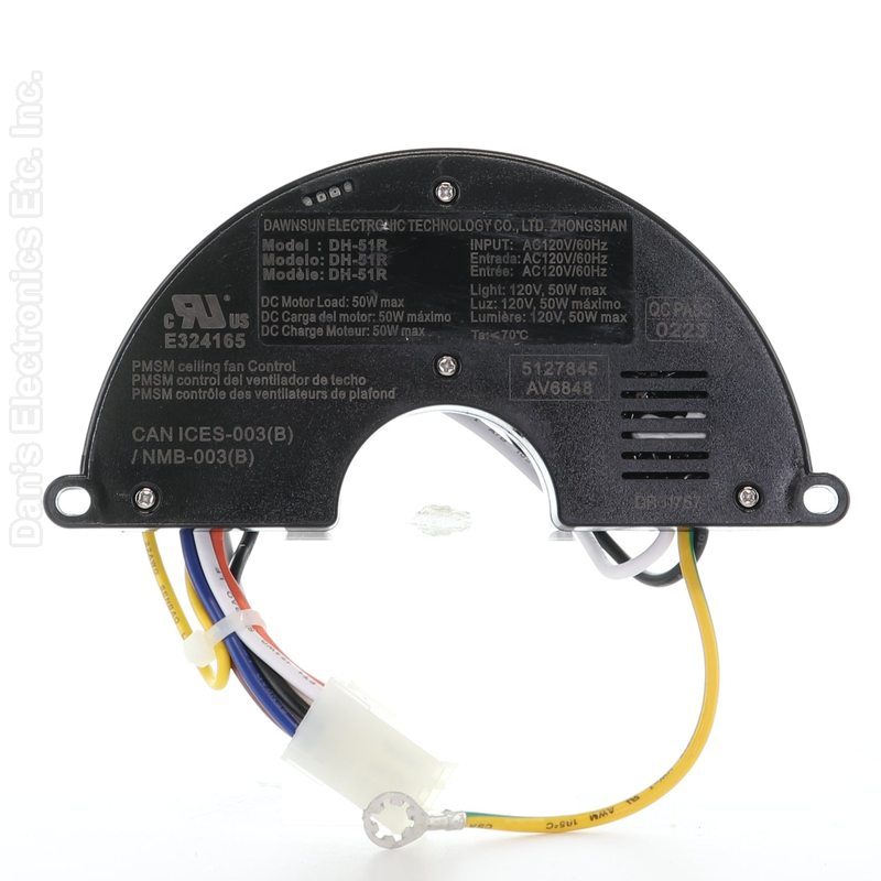 Harbor Breeze DH-51R DC Ceiling Fan Receiver | 60 Inch | Arbormere | Outermark | 6 Speed - 5127845