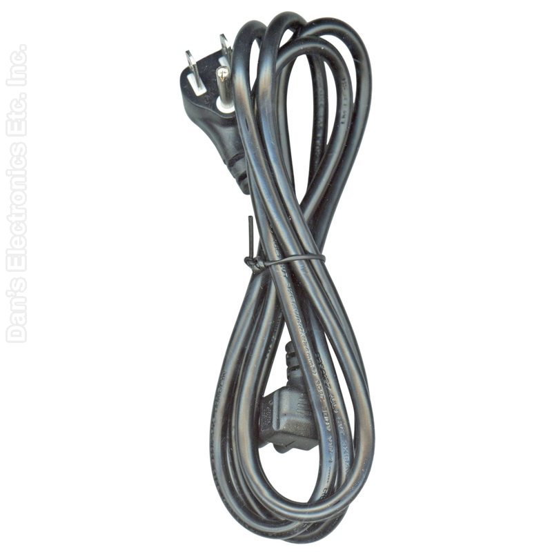 LG EAD62397301 AC CBF Power Cable - Right Angle 3-Prong to Right Angle C5 Cloverleaf | 5 Ft - EAD62397301