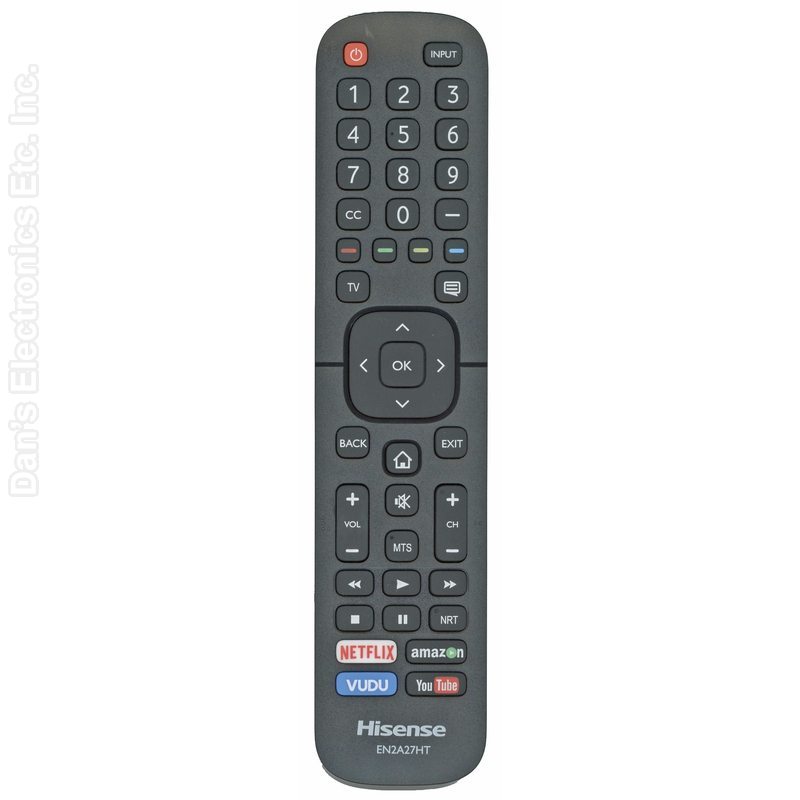 Hisense EN2A27HT TV Remote Control | 2018 - 2019 - EN2A27HTRefurbished