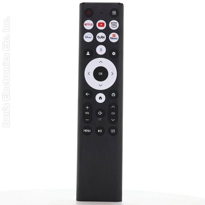 Substitute for Hisense ERF6G80H / ERF6A80 Google Voice TV Remote Control | A7, U8 Series [ERF6B80HL]