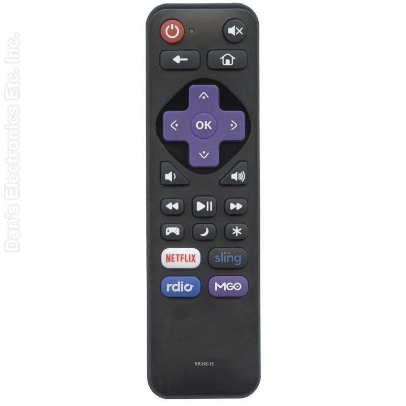 Insignia Roku TV TV Remote Control - INSIGNIAROKU001-Substitute