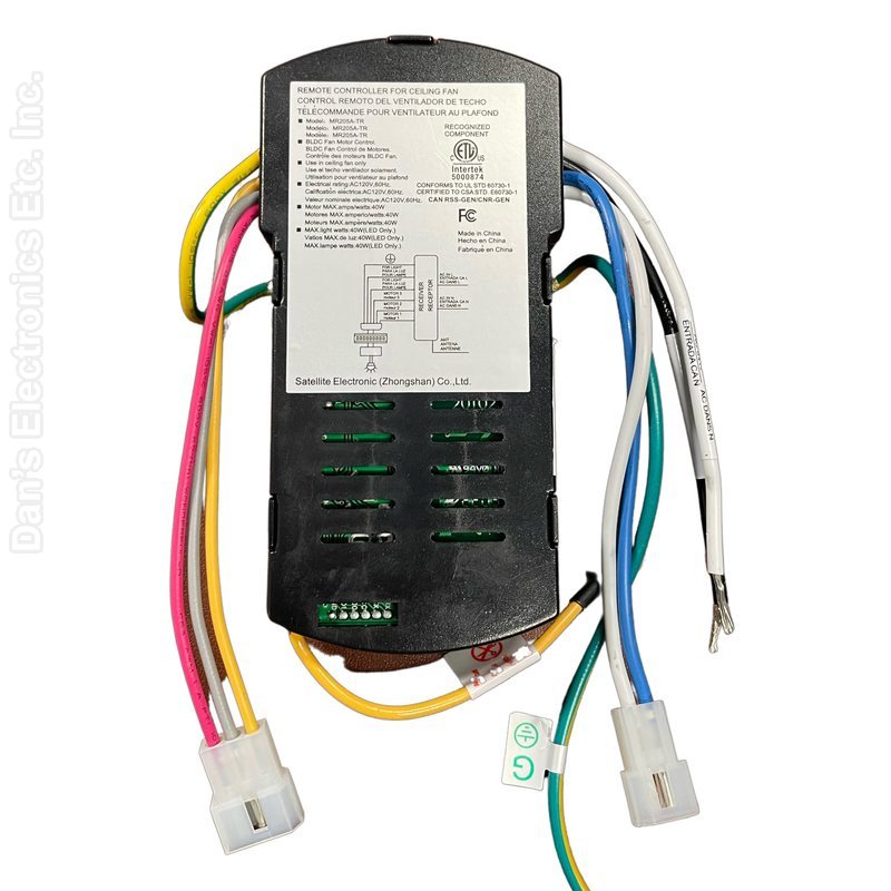 Home Decorators Collection MR205A-TR DC Ceiling Fan Receiver | Celene 62