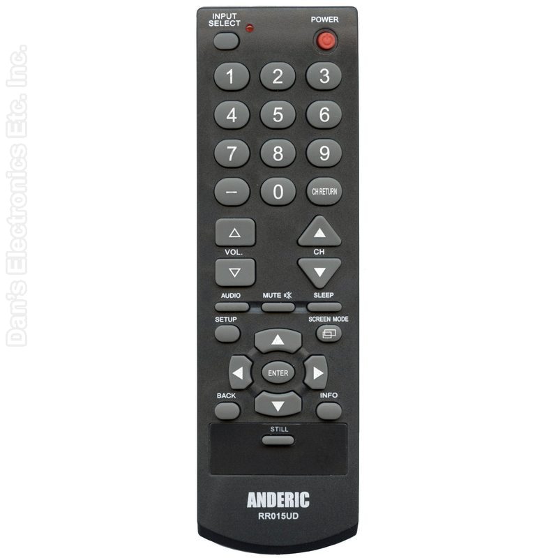 Funai NF006UD Symphonic and Emerson TV Remote Control