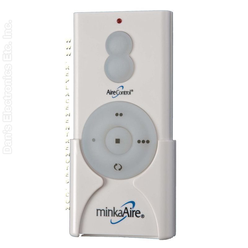 Minka-Aire AireControl 3-Speed Handheld Ceiling Fan Remote Control with Reverse Key - White - RC210, DL-2101T, Y7ZDL2101T