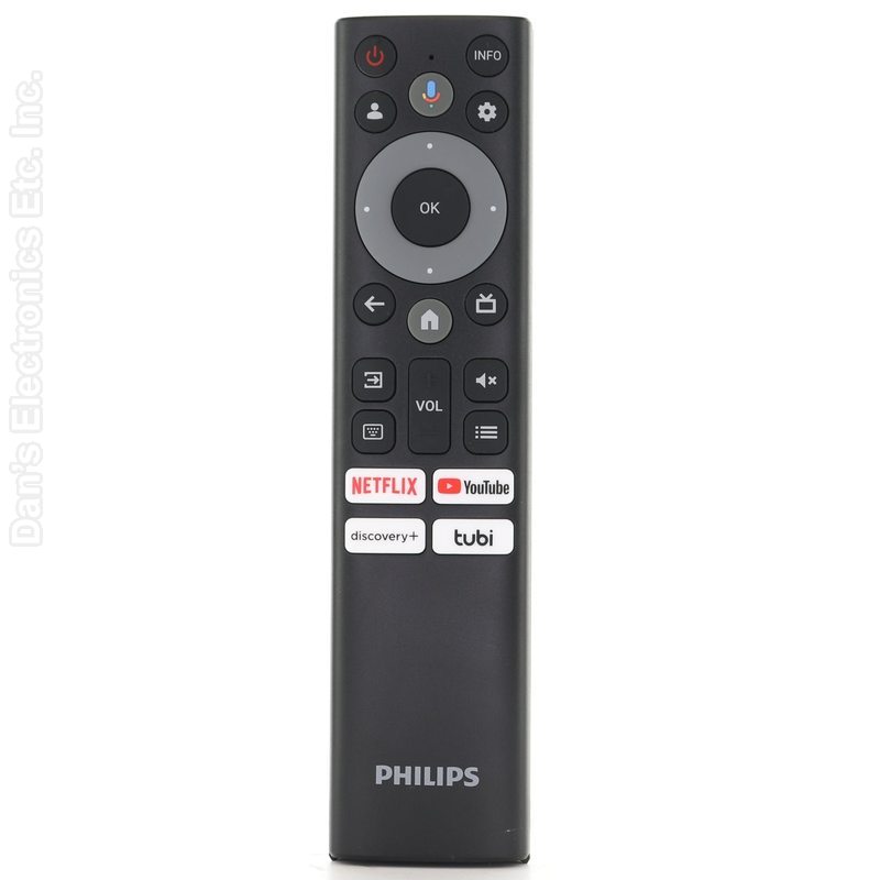 Philips RC860G Google Android TV Remote Control with Voice | 7000 Series | Netflix | Youtube | Discovery+ | tubi
