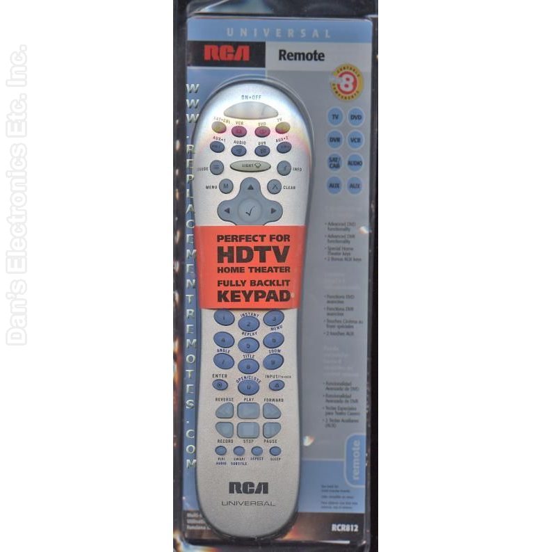 RCA RCR812 Advanced Universal Remote Control-Original