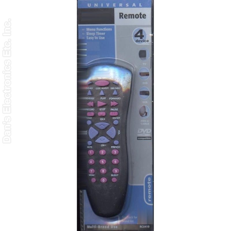 RCA RCU410 4-Device Universal Remote Control-Original