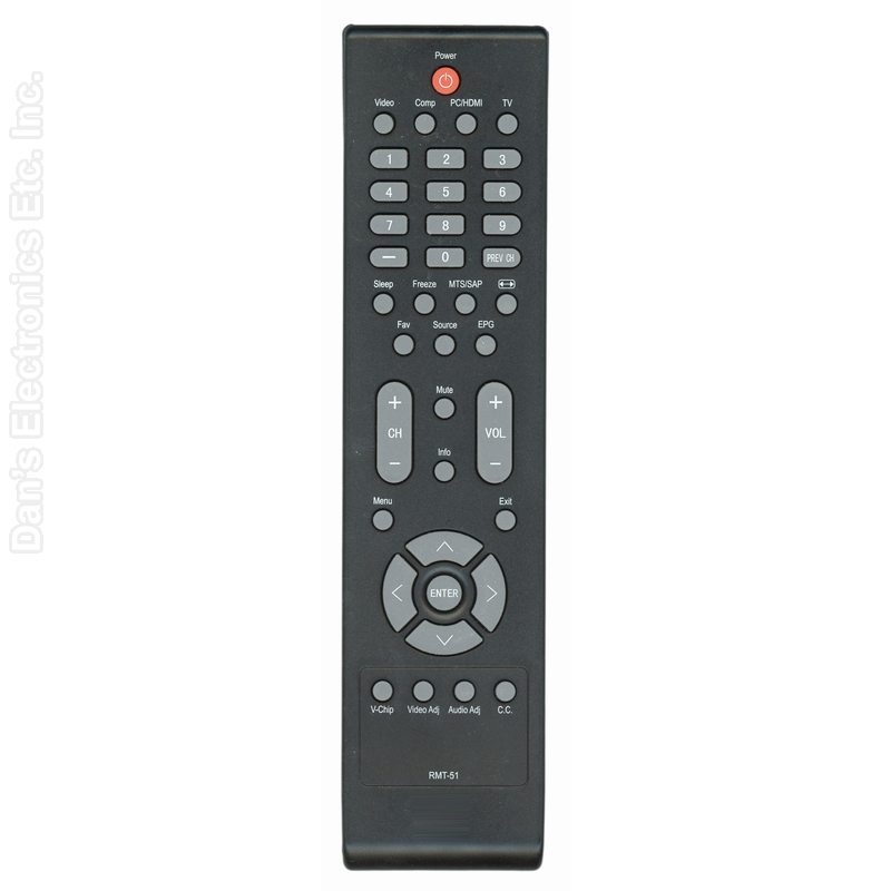 Westinghouse RMT51 TV Remote Control - RM-T51-New