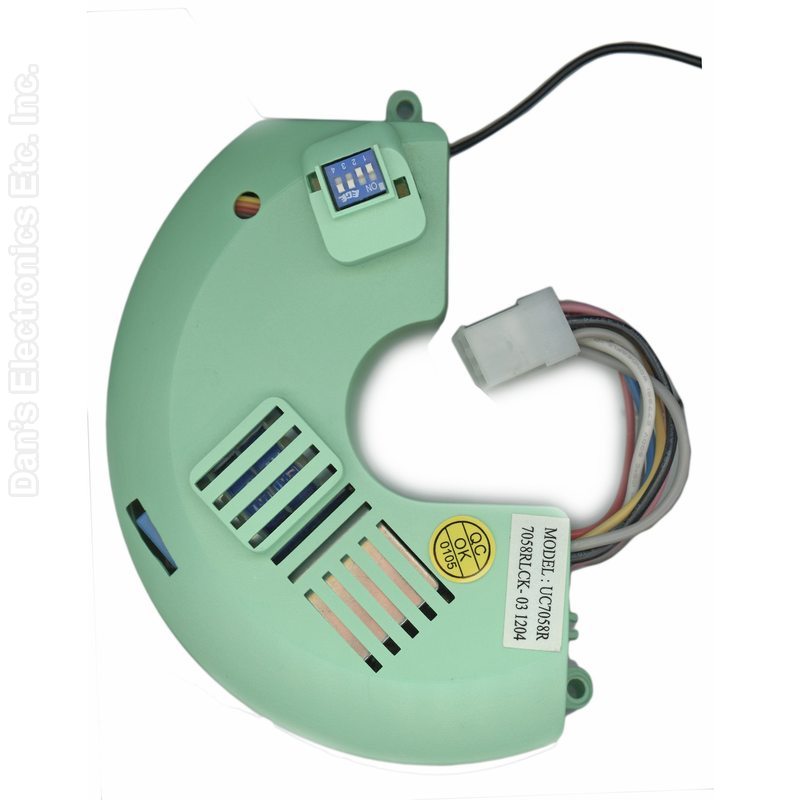 Hampton Bay 7058RLCK-03 Green Ceiling Fan Receiver | Reverse | Up & Down Lights | 304 MHz-Original (Discontinued)