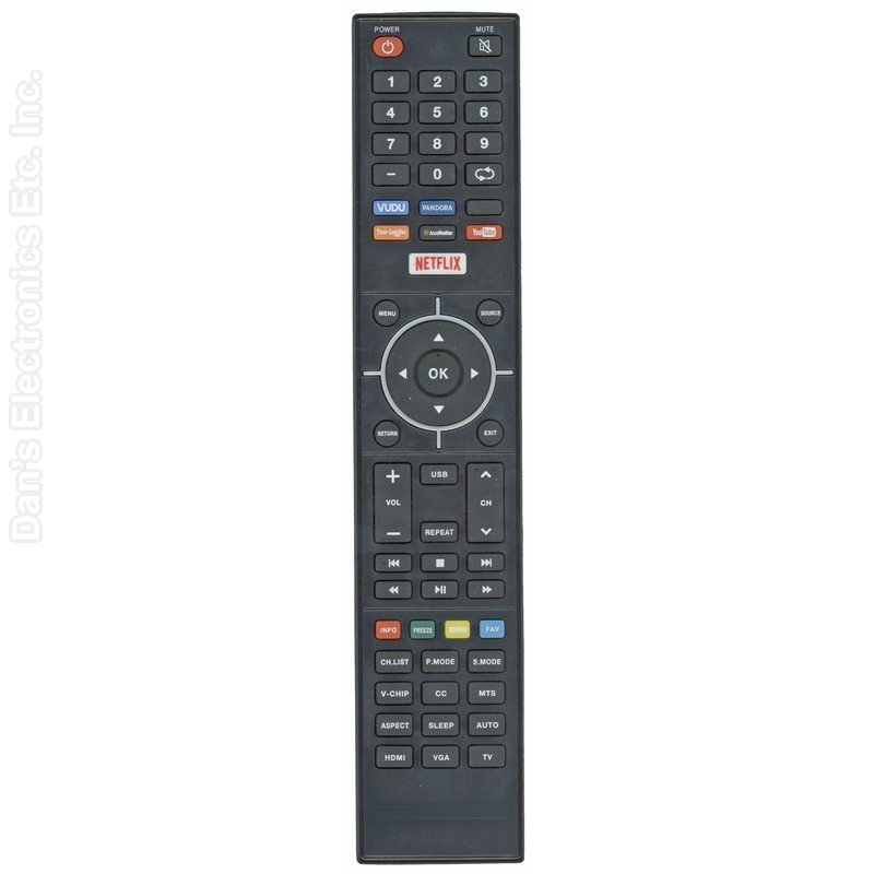 Element XHY-353-01/ROH TV Remote Control for ELEFJ, ELEFT, ELEFW, ELFW Series HDTV Models - 845-049-06B06Substitute