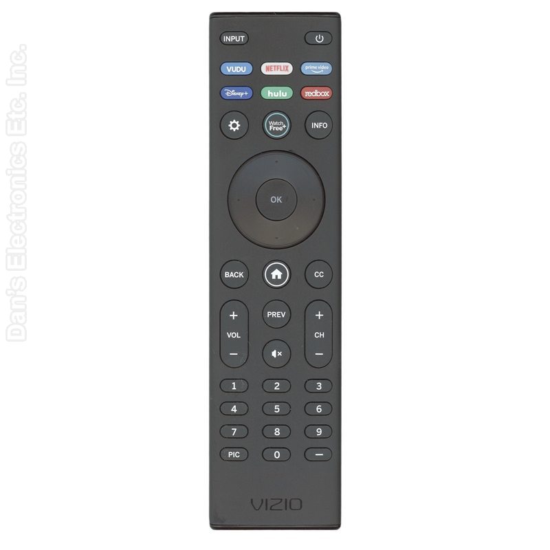 Vizio XRT140L Smartcast TV Remote Control - Vudu, Netflix, Prime, Disney +, Hulu, RedBox - XRT140LRefurbished