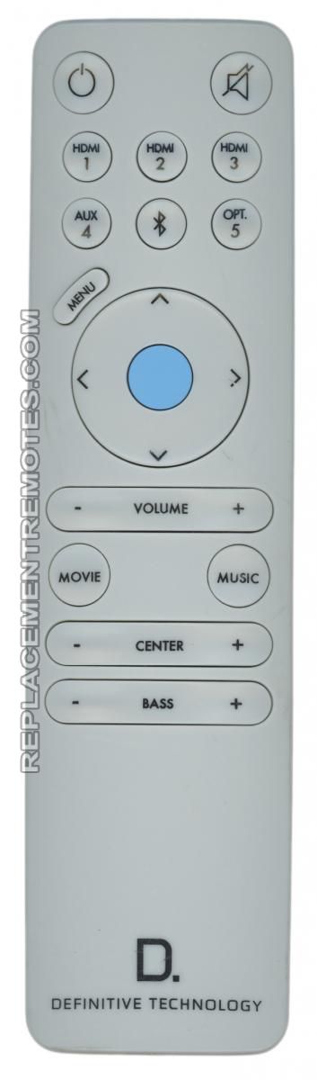 DEFINITIVE TECHNOLOGY TV Remote 