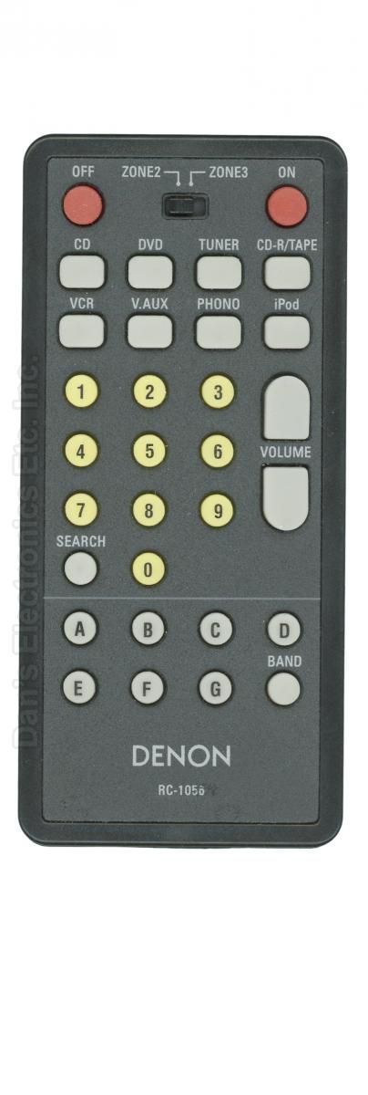 Télécommande de remplacement pour Denon RC-1227