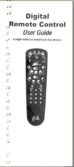 Buy/Download JVC Dish-OM Universal Remote Control Universal Remote Control