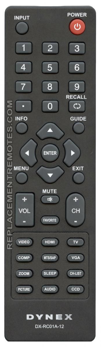 dynex television remote