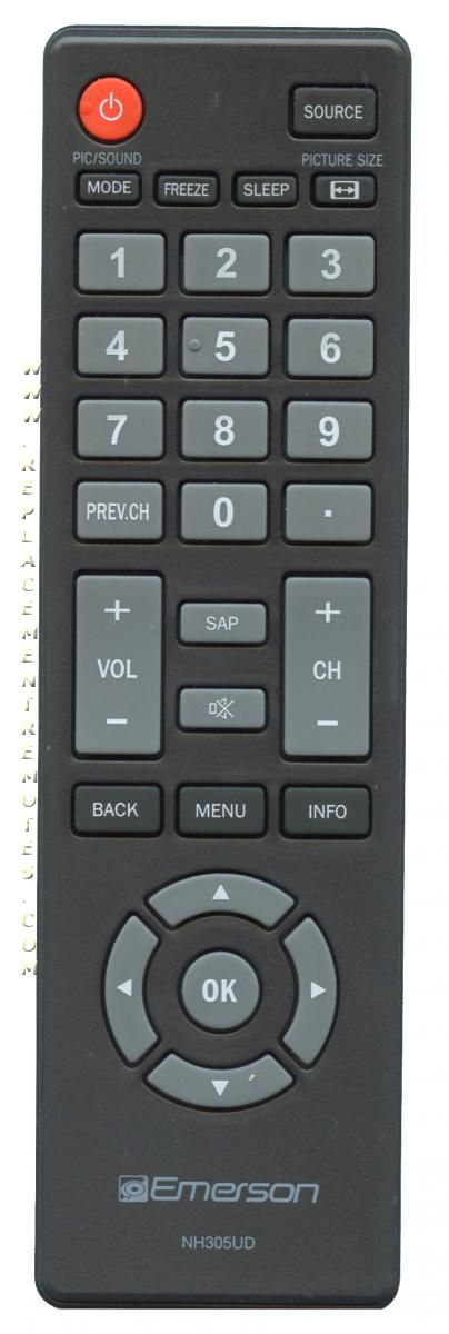 EMERSON NH305UD TV TV Remote Control