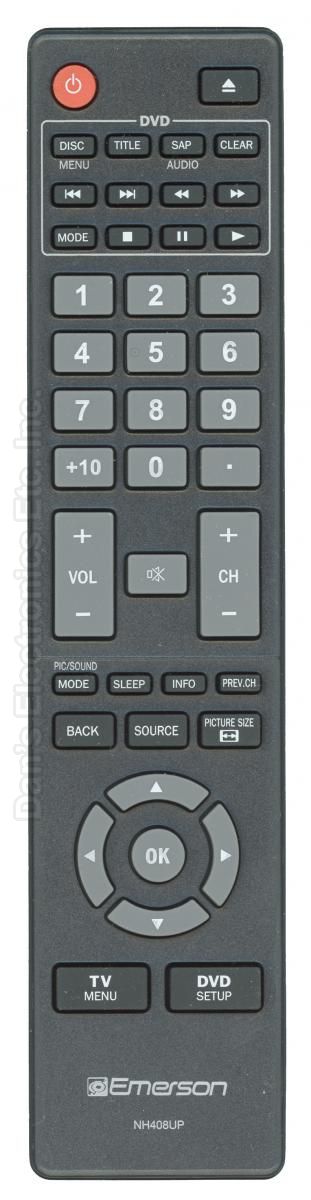 EMERSON NH408UP TV/DVD Remote Control