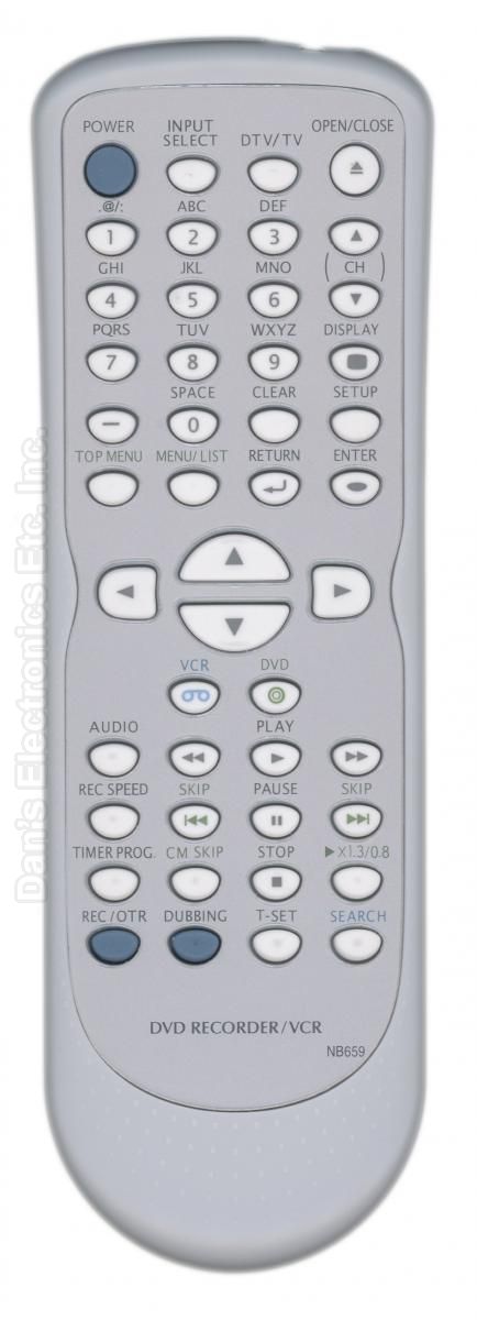 Buy FUNAI NB659UD NB659 Trutech -NB659UD DVD/VCR Combo Player Remote