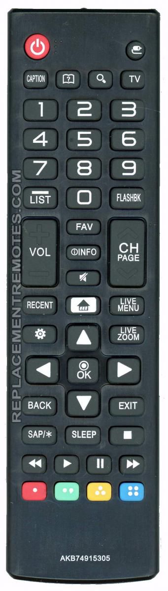Buy LG AKB74915305 -AGF76631052 TV Remote Control