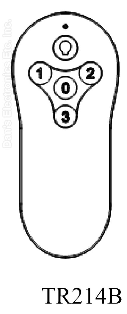 Buy Hampton Bay TR214B -KUJCE10712 Ceiling Fan Ceiling Fan Remote Control