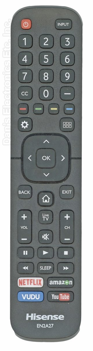 HISENSE EN2A27 TV TV Remote Control