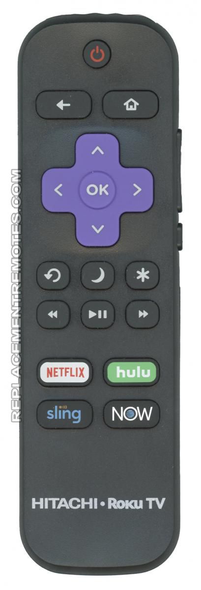 HITACHI 101018E0017 2019 Roku TV Remote Control