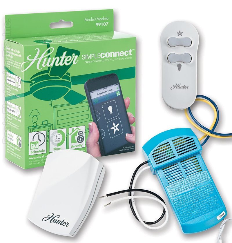 Buy Hunter 99107 SimpleConnect 99107 Ceiling Fan Ceiling Fan Remote