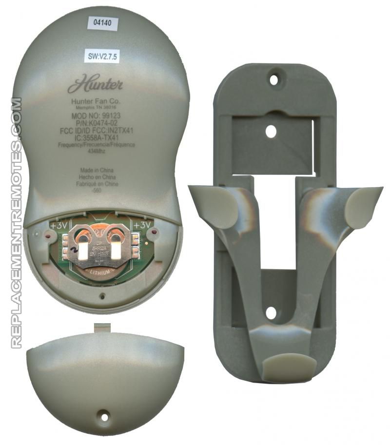 Buy Hunter 99123 Universal 3 Speed 99123 Ceiling Fan Remote Control