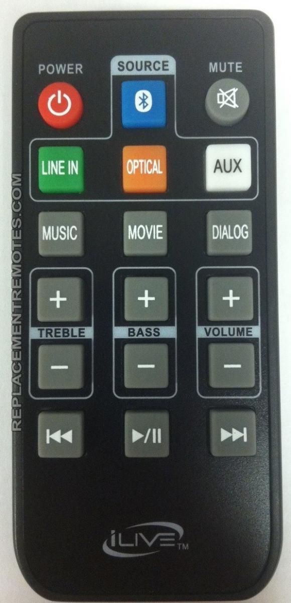 Buy iLive ITB404BRemote Sound Bar System Remote Control