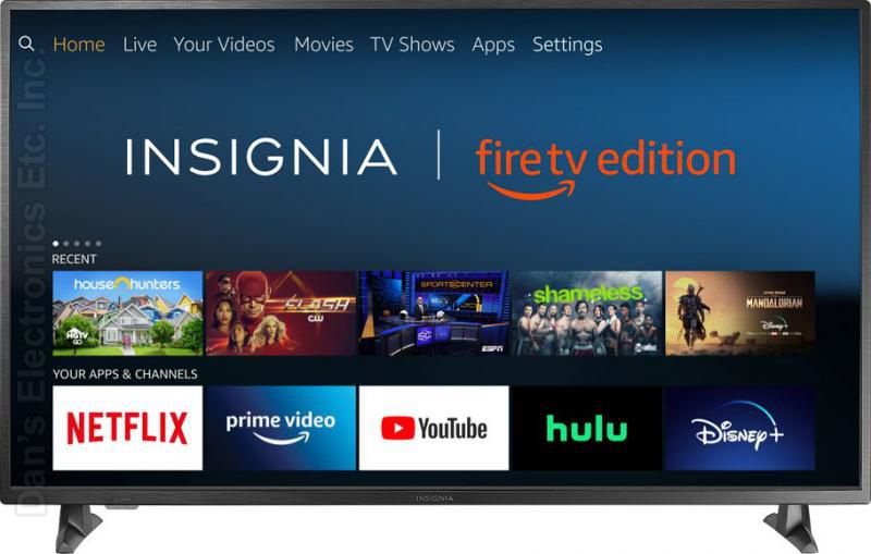 Replacement IR Remote For Insignia & Toshiba Fire TV (Models NS-50DF710NA19, NS-55DF710NA21, And More)