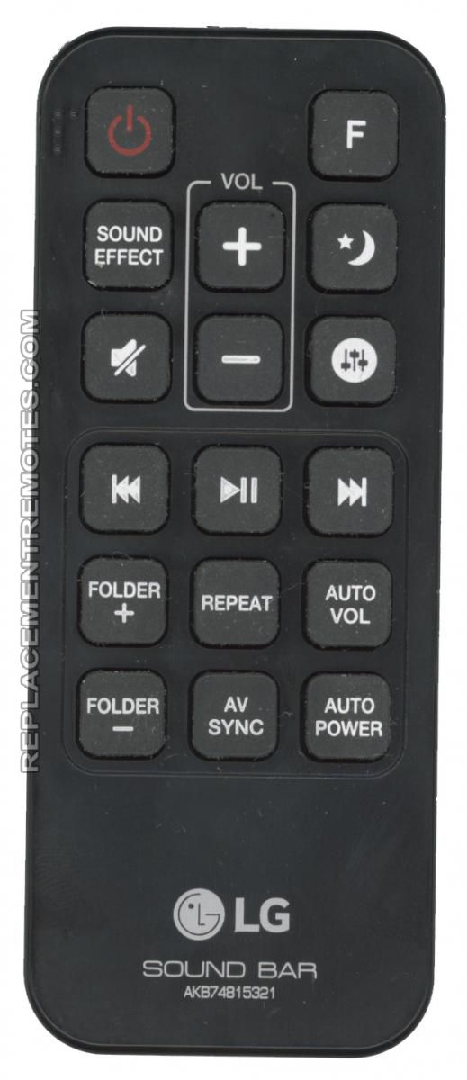 Buy LG AKB74815321 Sound Bar System Remote Control