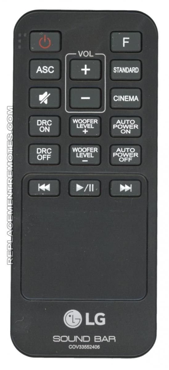 Buy LG COV33552406 Sound Bar System Remote Control